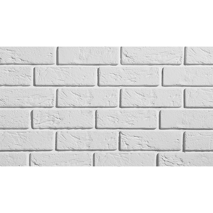 Płytki cegłopodobne /wewn./ z fugą Parma 1 /białe/ Stegu /0.5 m2/