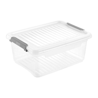 POJEMNIK CLIPBOX LEONIE 11.4 L TRANSPARENTNY KEEEPER