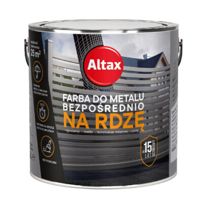 FARBA DO METALU BEZPOŚREDNIO NA RDZĘ ALTAX – 0.75 L