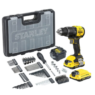 WIERTARKO-WKRĘTARKA UDAROWA 20V 2X2.0Ah + AKCESORIA STANLEY /SFMCD716D2A-QW/