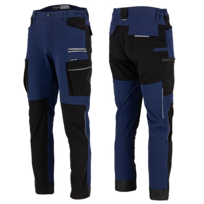 SPODNIE STRETCH GRANATOWO-CZARNE LAHTI PRO /L4055203/