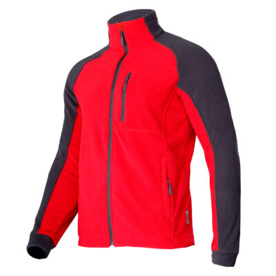 BLUZA POLAR CZERWONO-SZARA LAHTI PRO
